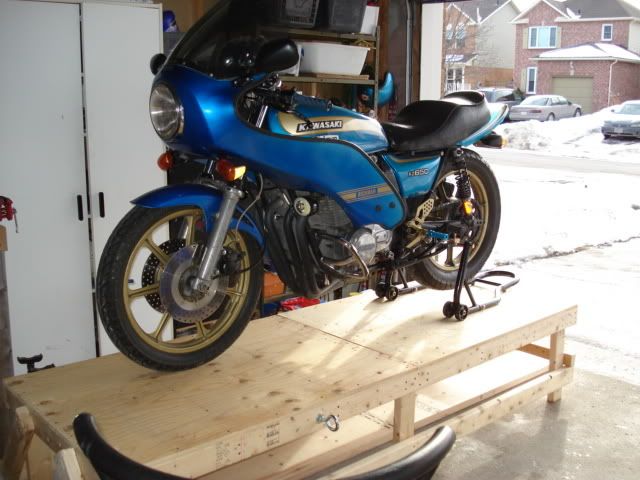 Motorcycle Model on Wooden Table