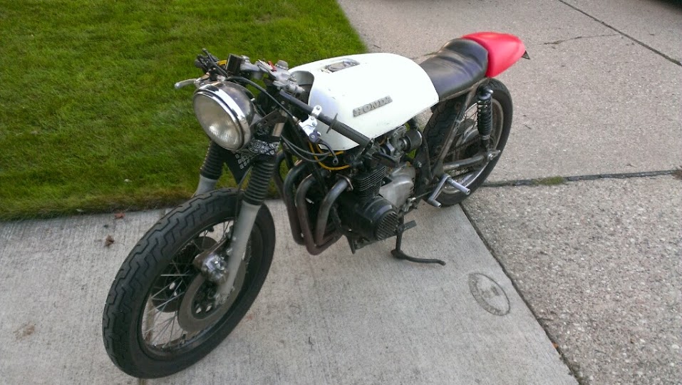 1972 Cb550 Cafe Racer Build For Sale Do The Ton